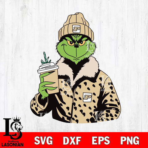 Purdue Boilermakers Boujee Grinch 12 Svg Eps Dxf Png File, Digital Download, Instant Download