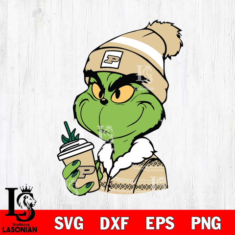 Purdue Boilermakers Boujee Grinch Svg Eps Dxf Png File, Digital Download, Instant Download
