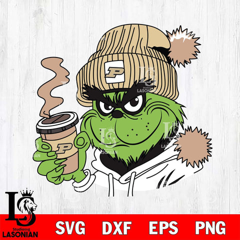 Purdue Boilermakers Boujee Grinch 4 Svg Eps Dxf Png File, Digital Download, Instant Download