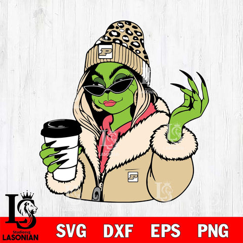 Purdue Boilermakers Boujee Grinch 9 Svg Eps Dxf Png File, Digital Download, Instant Download