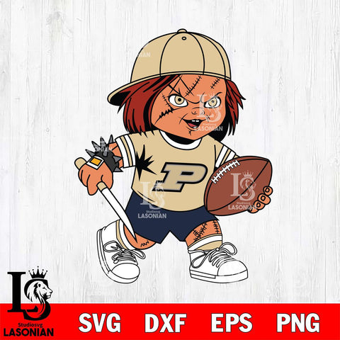 Purdue Boilermakers Chucky Horror 10 Svg Eps Dxf Png File, NCAA svg, Digital Download, Instant Download