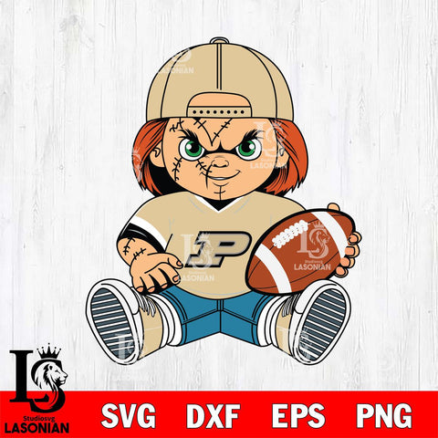 Purdue Boilermakers Chucky Horror 3 Svg Eps Dxf Png File, NCAA svg, Digital Download, Instant Download