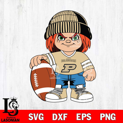 Purdue Boilermakers Chucky Horror 4 Svg Eps Dxf Png File, NCAA svg, Digital Download, Instant Download