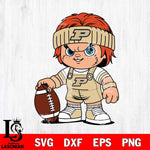 Purdue Boilermakers Chucky Horror 5 Svg Eps Dxf Png File, NCAA svg, Digital Download, Instant Download