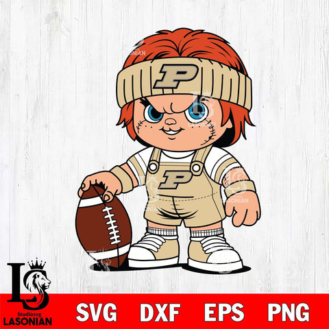 Purdue Boilermakers Chucky Horror 5 Svg Eps Dxf Png File, NCAA svg, Digital Download, Instant Download