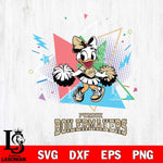 Purdue Boilermakers Cute Daisy Duck Cheerleader SVG DXF EPS PNG FILE, NCAA File Cut,Digital Download,Instant Download