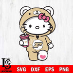 Purdue Boilermakers Cute Hello Kitty Svg Eps Dxf Png File, Digital Download, Instant Download