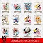 Purdue Boilermakers Disney Rad Dad NCAA Bundle 12 SVG DXF EPS PNG FILE, BUNDLE NCAA Disney Father day File Cut,Digital Download,Instant Download,Disney Svg Files