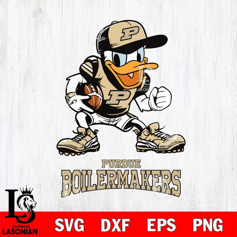 Purdue Boilermakers Donal Duck Disney, Svg Eps Dxf Png File, Digital Download
