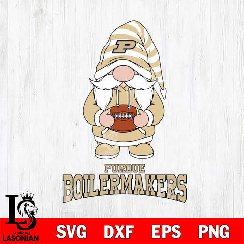 Purdue Boilermakers Gnome Football File Cut, NCAA SVG, Digital Download , Criucut , Silhouette