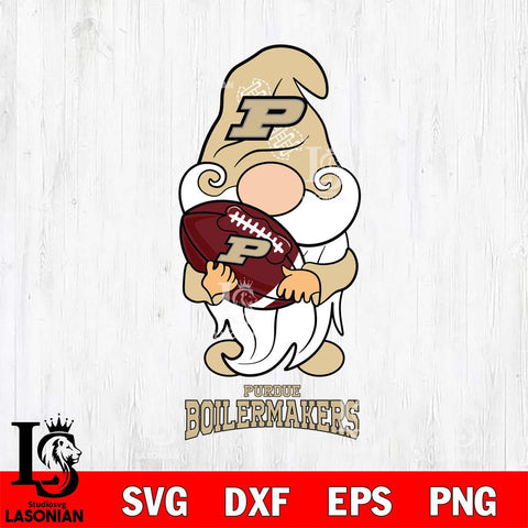 Purdue Boilermakers Gnomes Christmas football Svg Eps Dxf Png File, Digital Download, Instant Download