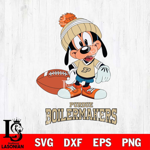 Purdue Boilermakers Goofy Football SVG DXF EPS PNG FILE,NCAA svg ,Football Digital Download,Instant Download, Silhouette