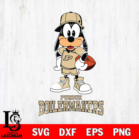 Purdue Boilermakers Goofy rugby SVG DXF EPS PNG FILE,NCAA svg ,Football Digital Download,Instant Download, Silhouette