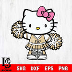 Purdue Boilermakers Hello Kitty Cheerleader 11 Svg Eps Dxf Png File, Digital Download, Instant Download