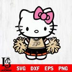 Purdue Boilermakers Hello Kitty Cheerleader 2 Svg Eps Dxf Png File, Digital Download, Instant Download