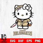 Purdue Boilermakers Hello Kitty Horror 5 Svg Eps Dxf Png File, Digital Download