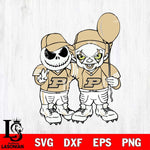 Purdue Boilermakers Jack Skellington And Pennywise Football Svg Eps Dxf Png File, NCAA svg, Digital Download, Instant Download
