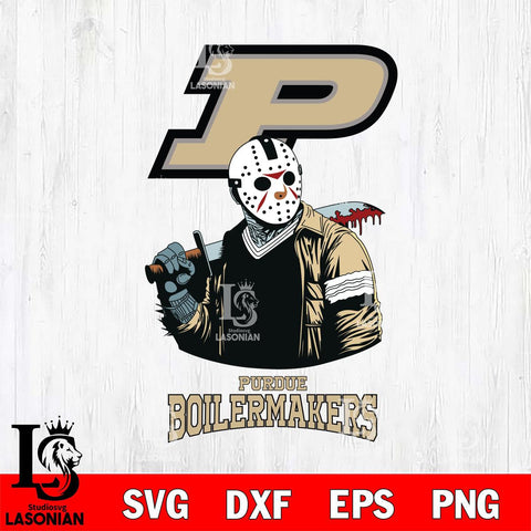Purdue Boilermakers Jason Voorhees 10 Svg Eps Dxf Png File, Digital Download