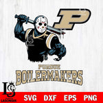 Purdue Boilermakers Jason Voorhees 5 Svg Eps Dxf Png File, Digital Download