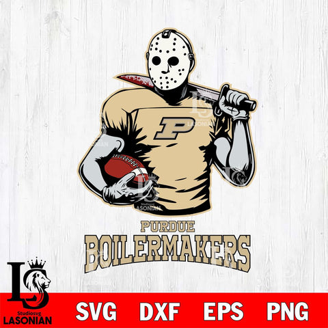 Purdue Boilermakers Jason Voorhees 9 Svg Eps Dxf Png File, Digital Download