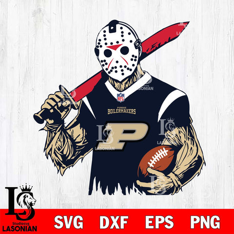 Purdue Boilermakers Jason Voorhees Horror 11 Svg Eps Dxf Png File, NCAA svg, Digital Download, Instant Download