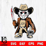 Purdue Boilermakers Jason Voorhees Horror Svg Eps Dxf Png File, NCAA svg, Digital Download, Instant Download
