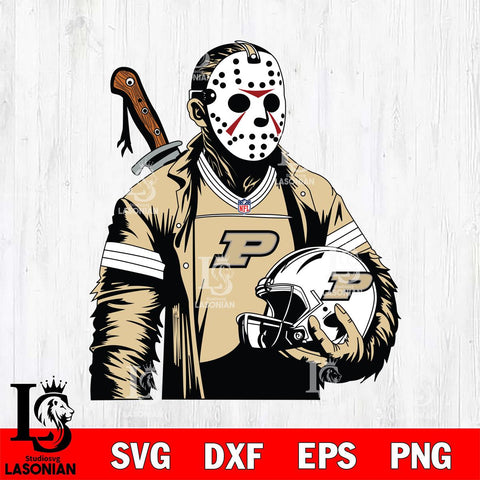 Purdue Boilermakers Jason Voorhees Horror 2 Svg Eps Dxf Png File, NCAA svg, Digital Download, Instant Download