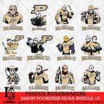 Purdue Boilermakers Jason Voorhees NCAA Bundle 12 SVG Svg Eps Dxf Png File, Digital Download