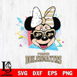 Purdue Boilermakers Minnie Mouse Love Sport SVG DXF EPS PNG FILE, NCAA File Cut,Digital Download,Instant Download