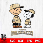 Purdue Boilermakers Peanuts Snoopy Football SVG DXF EPS PNG FILE,Snoopy File Cut, NCAA Digital Download,Instant Download,Christmas Silhouette