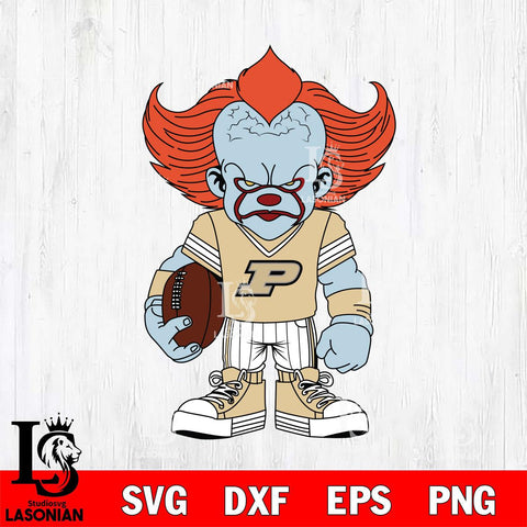 Purdue Boilermakers Pennywise Horror Sport 11 Svg Eps Dxf Png File, Digital Download