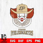 Purdue Boilermakers Pennywise Horror Sport 12 Svg Eps Dxf Png File, Digital Download