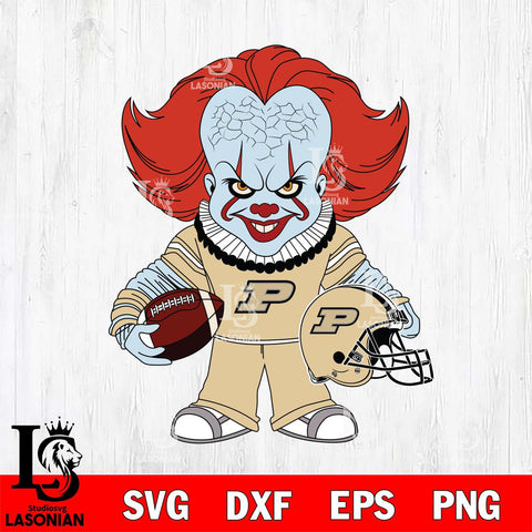 Purdue Boilermakers Pennywise Horror Sport Svg Eps Dxf Png File, Digital Download