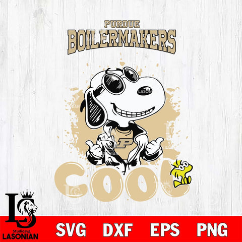 Purdue Boilermakers Snoopy Sport 7 Svg Eps Dxf Png File, Digital Download