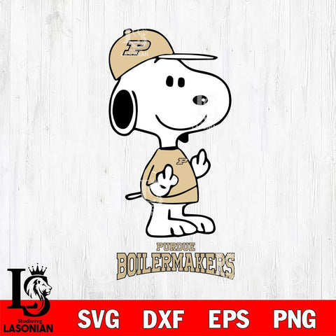 Purdue Boilermakers Snoopy Sport 8 Svg Eps Dxf Png File, Digital Download
