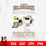 Purdue Boilermakers Snoopy makes me drink forever SVG DXF EPS PNG FILE,Snoopy File Cut, NCAA Digital Download,Instant Download,Christmas Silhouette