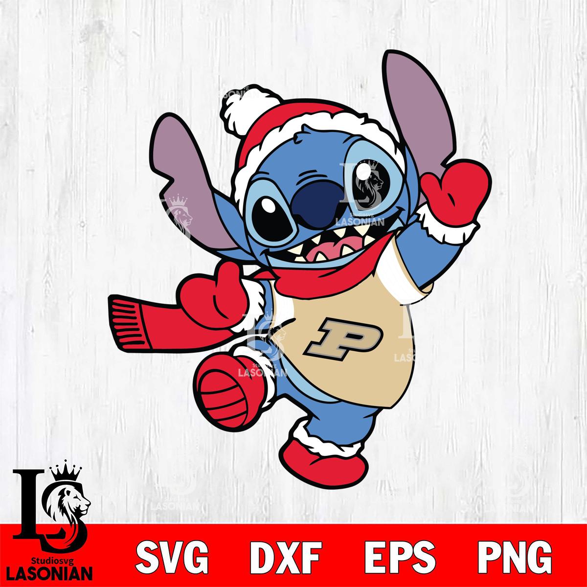 Purdue Boilermakers Stitch Disney Christmas – lasoniansvg
