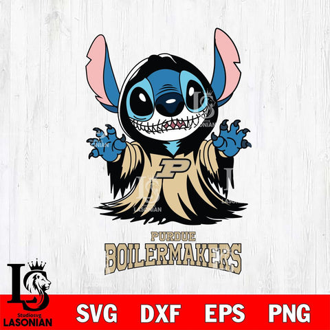 Purdue Boilermakers Stitch Ghost Svg Eps Dxf Png File, NCAA svg, Digital Download, Instant Download