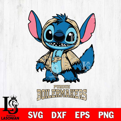 Purdue Boilermakers Stitch Halloween Svg Eps Dxf Png File, NCAA svg, Digital Download, Instant Download