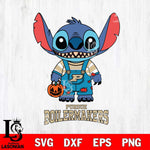 Purdue Boilermakers Stitch Horror Halloween Svg Eps Dxf Png File, NCAA svg, Digital Download, Instant Download