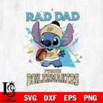Purdue Boilermakers Stitch Rad Dad SVG DXF EPS PNG FILE, NCAA File Cut,Digital Download,Instant Download
