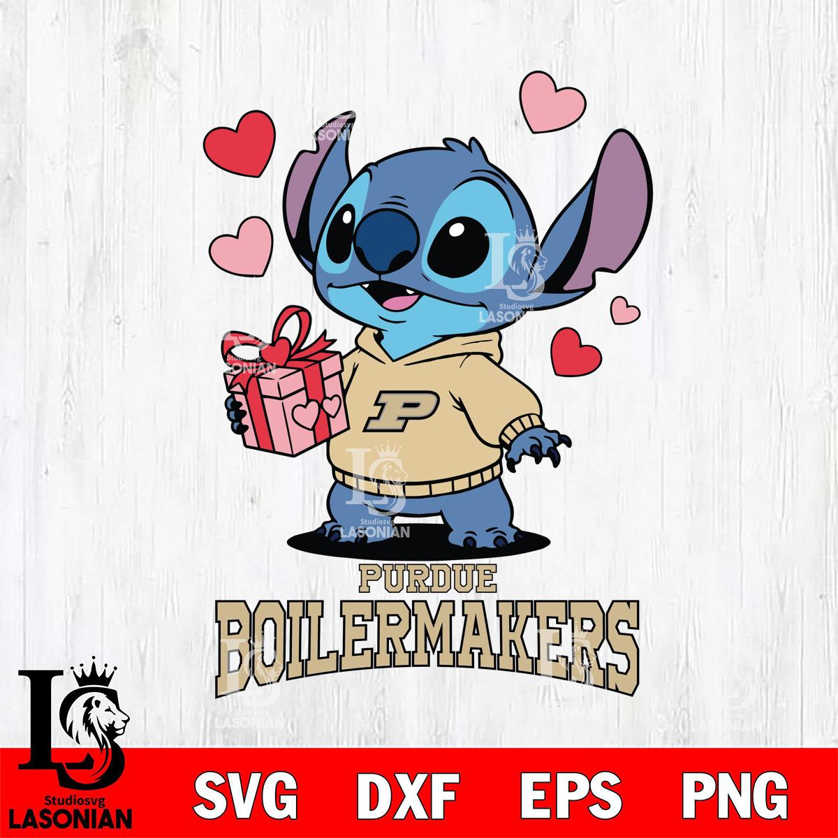 Purdue Boilermakers Stitch gift Digital Download, NCAA SVG DXF EPS PNG ...