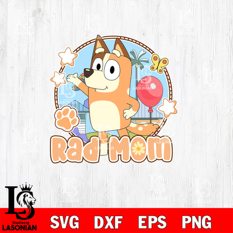 Rad mom bingo Svg Eps Dxf Png File, Digital Download, Instant Download