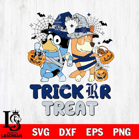 Rice Owls Bluey Trick or Treat Halloween 2 Svg Eps Dxf Png File, Digital Download, Instant Download