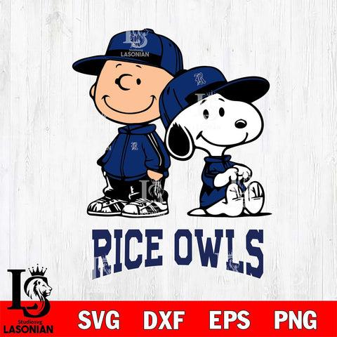 Rice Owls Charlie Brown Snoopy Champions Svg Eps Dxf Png File, NCAA svg , Digital Download , Instant Download, Cricut File