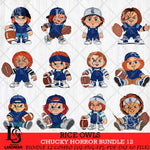 Rice Owls Chucky Horror Bundle 12 SVG Eps Dxf Png File, Bundle NCAA svg, Digital Download, Instant Download