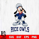 Rice Owls Goofy Sport SVG DXF EPS PNG FILE,NCAA svg ,Football Digital Download,Instant Download, Silhouette