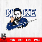 Rice Owls Michael Myers Nike Svg Eps Dxf Png File, Digital Download, Instant Download