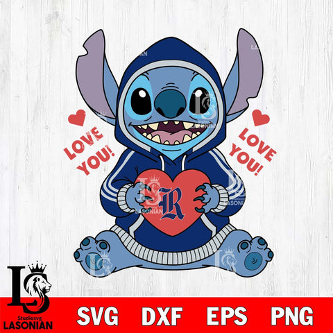 Rice Owls Stitch Love You File Cut, NCAA SVG DXF EPS PNG FILE, Digital Download , Criucut , Silhouette