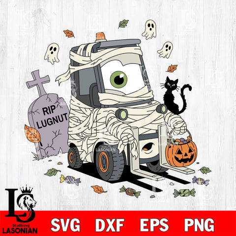 Rip Lugnut Halloween SVG DXF EPS PNG FILE,Halloween File Cut,Disney Digital Download,Instant Download, Silhouette